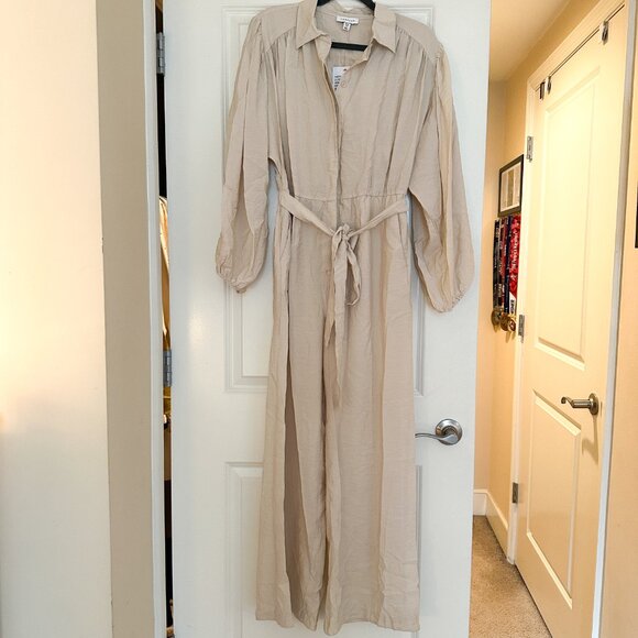 Topshop Wide Leg Long Sleeve Jumpsuit - Picture 2 of 9